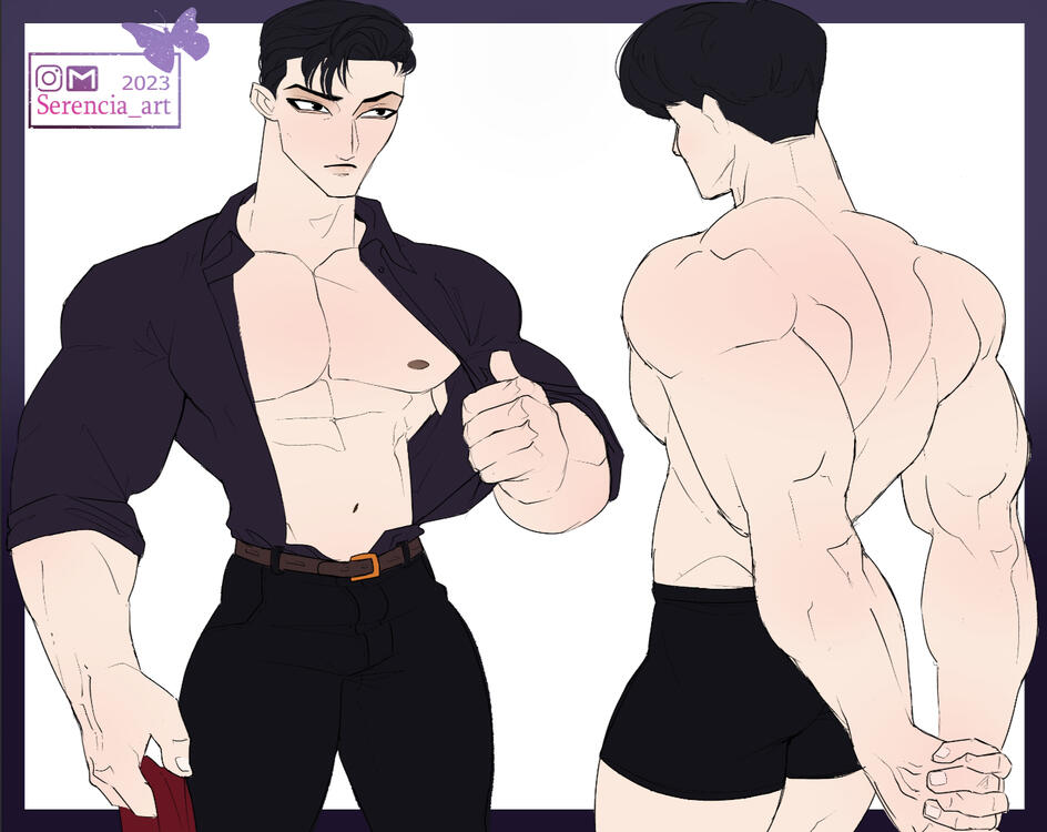 same character different haircuts example